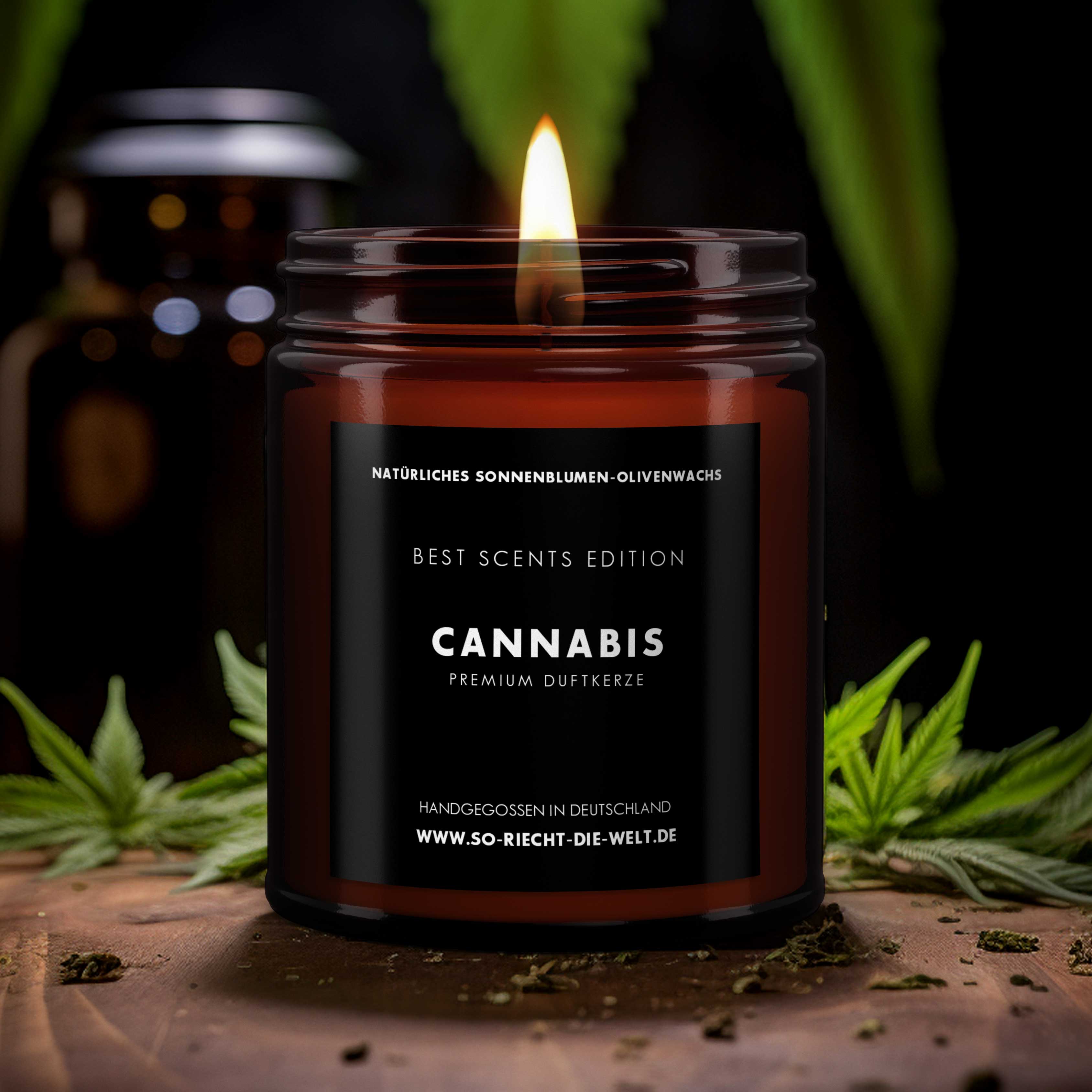 Cannabis Kerze - Best Scents Edition