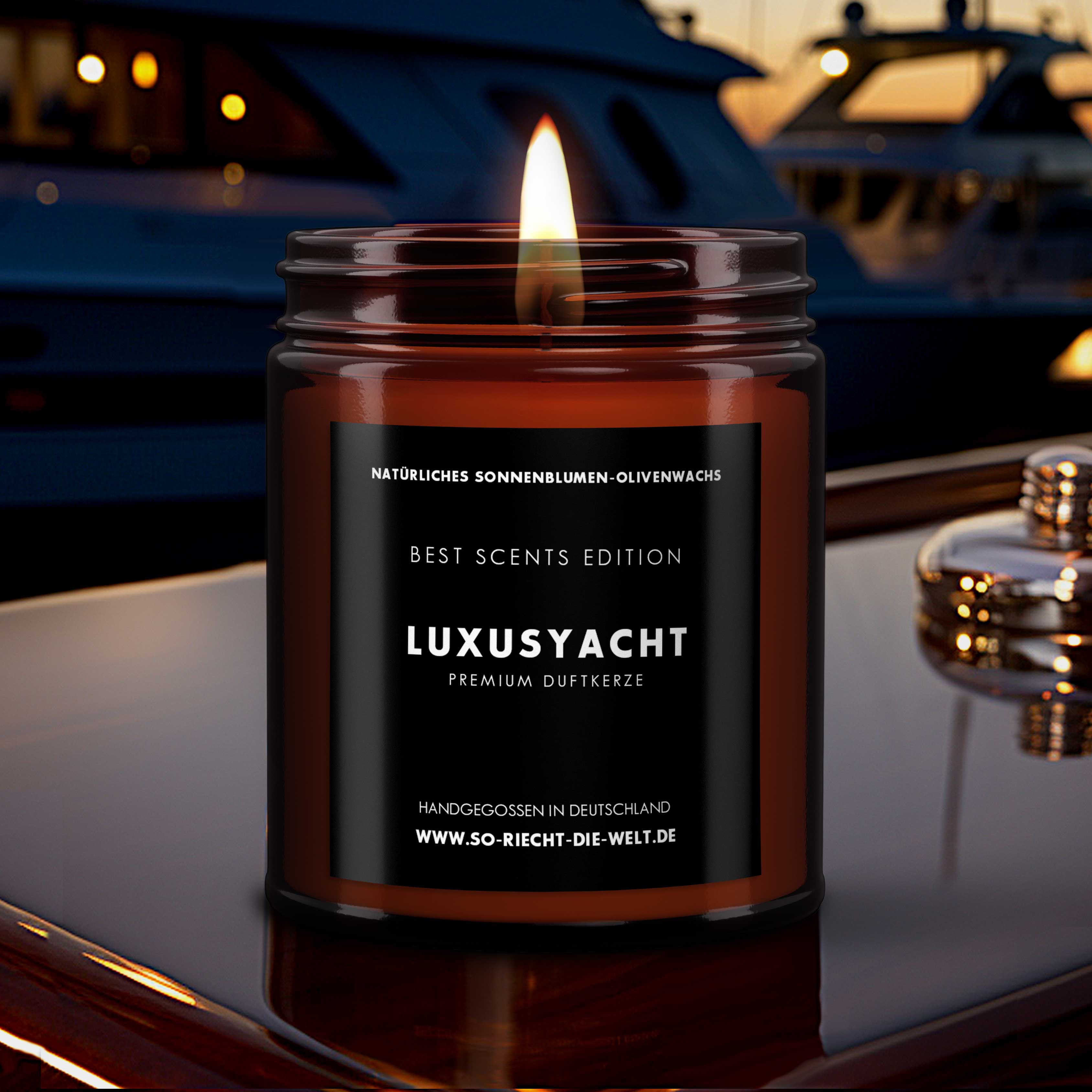 Luxusyacht Kerze - Best Scents Edition
