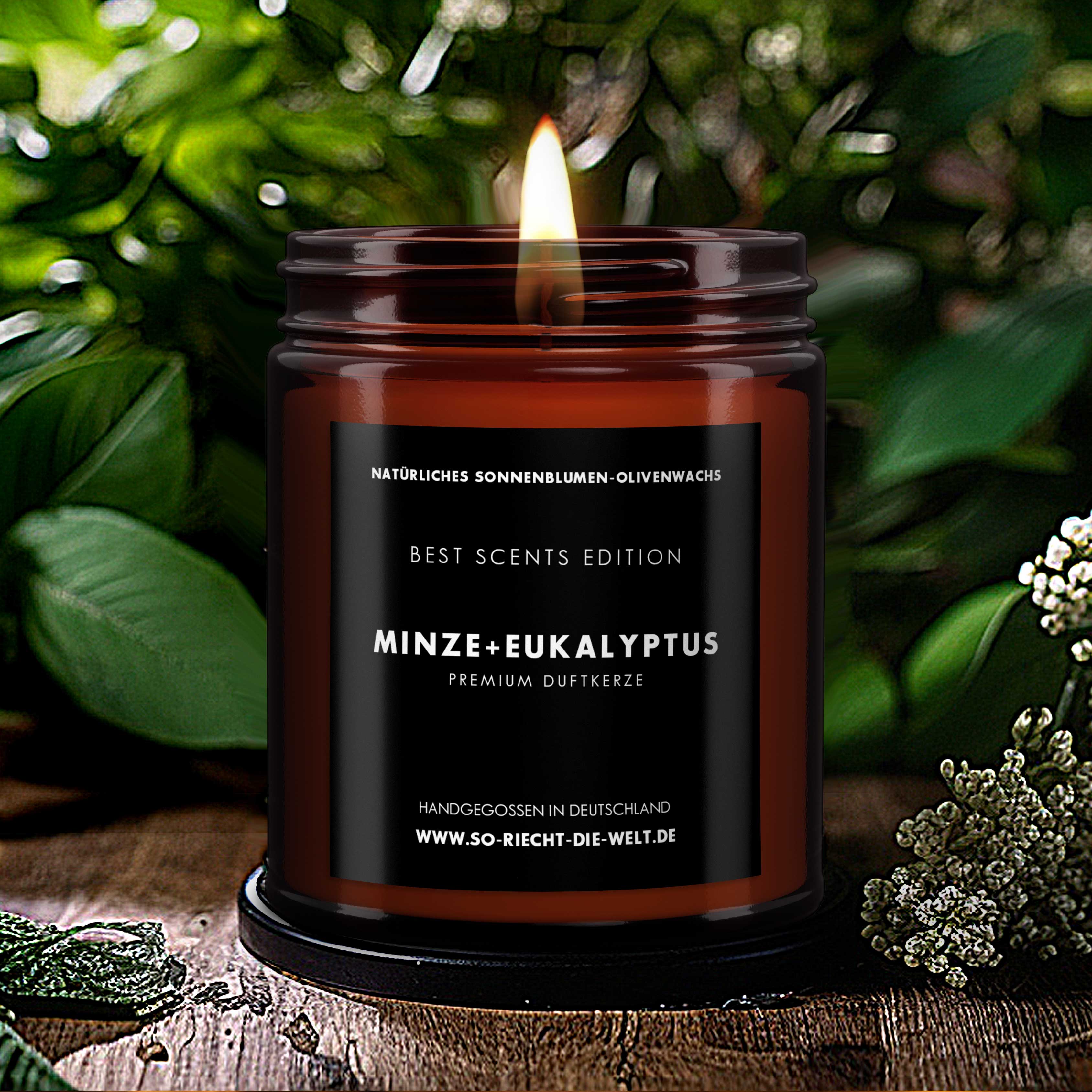 Minze & Eukalyptus Kerze - Best Scents Edition