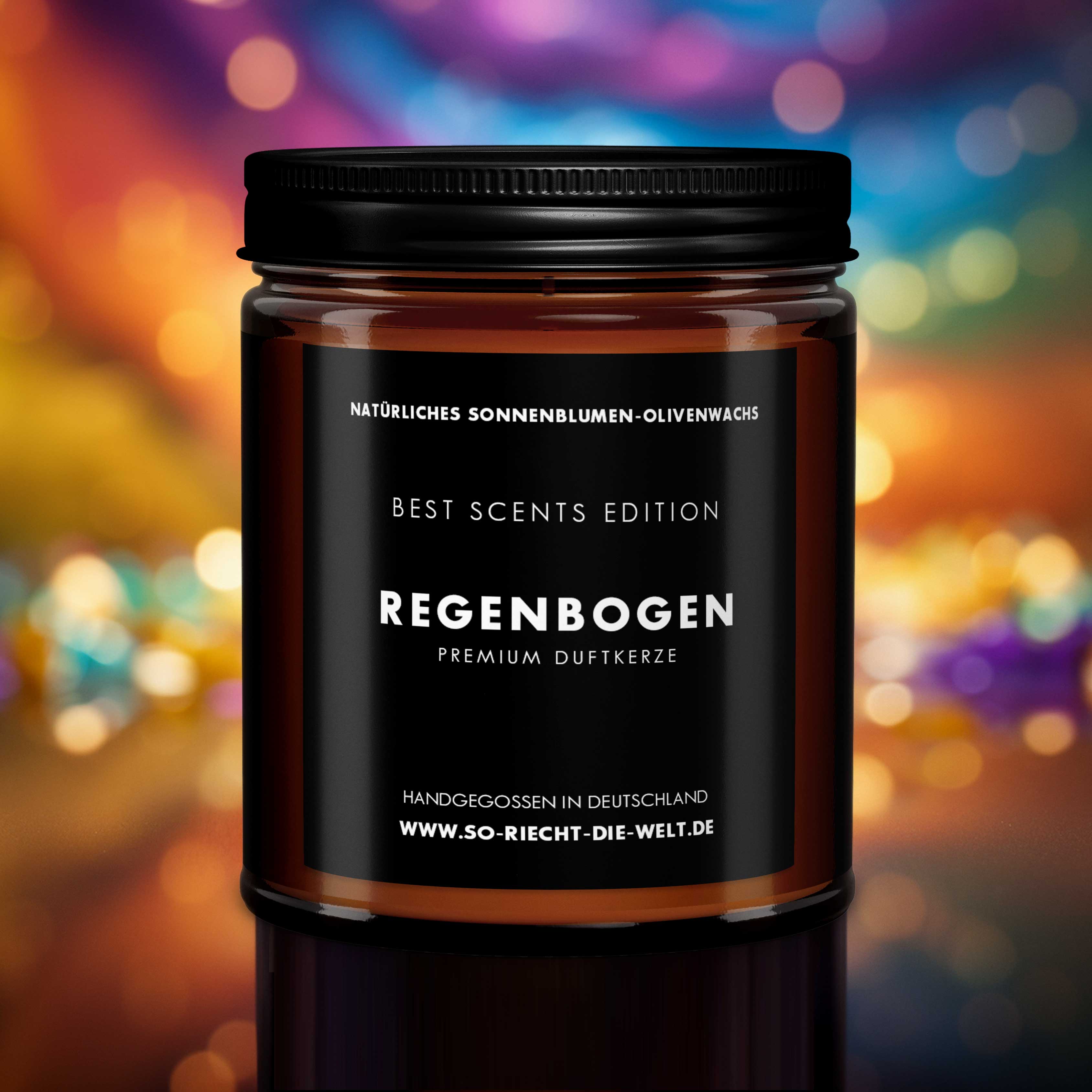 Regenbogen Kerze - Best Scents Edition