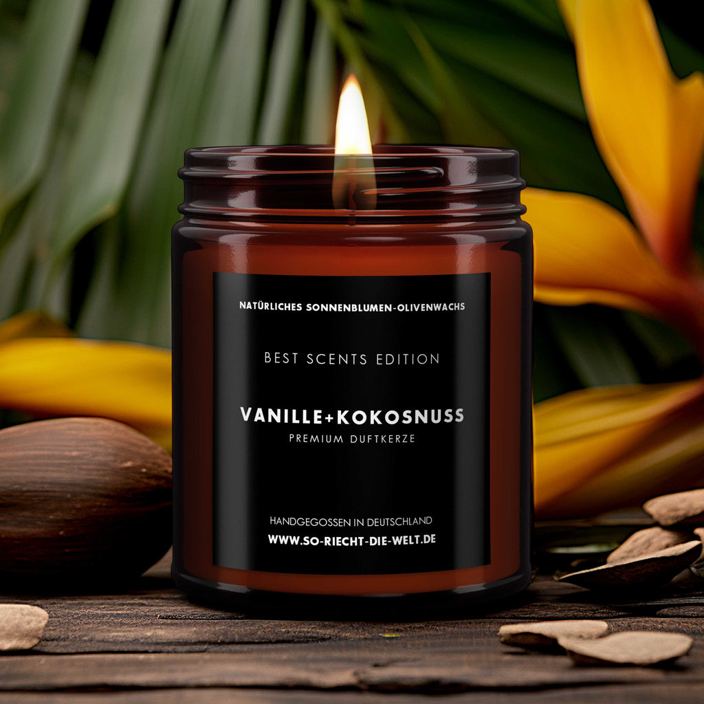Vanille & Kokosnuss Kerze - Best Scents Edition